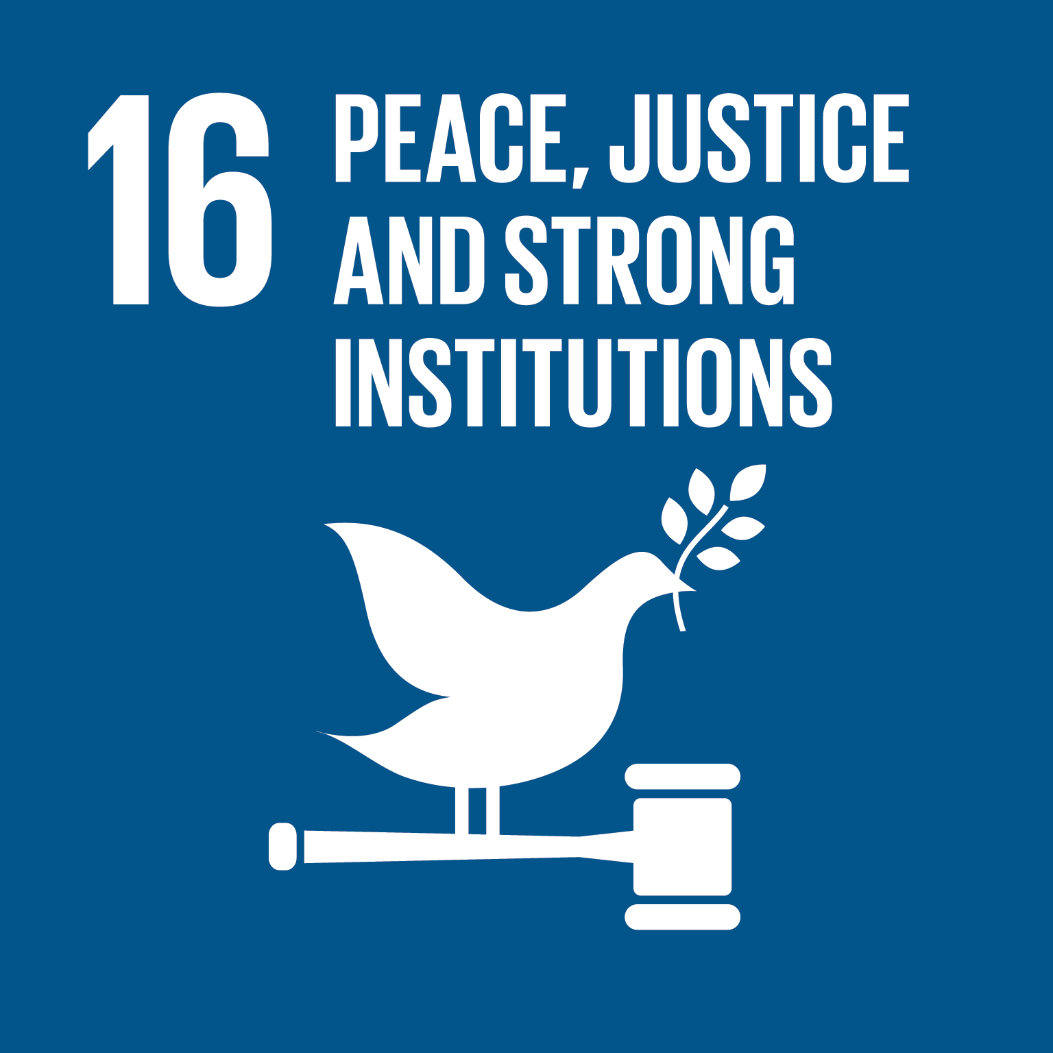16. Peace, justice, and strong institutions